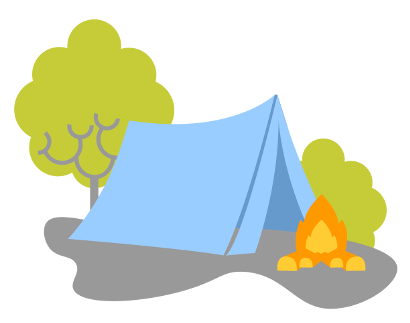 Scoutship banner - camping